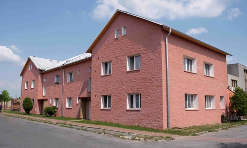 Fotografie realizací fasád pro bytový dům